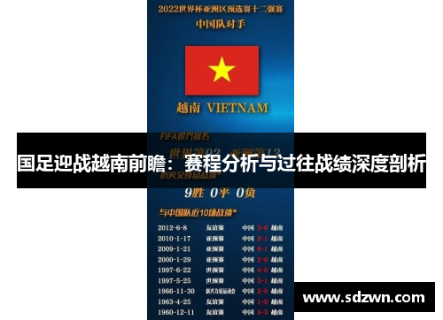 国足迎战越南前瞻：赛程分析与过往战绩深度剖析